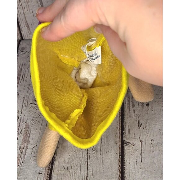 9" Vintage Walt Disney World Snow White Seven Dwarfs Dopey Plush Hand Puppet Toy - Picture 3 of 4